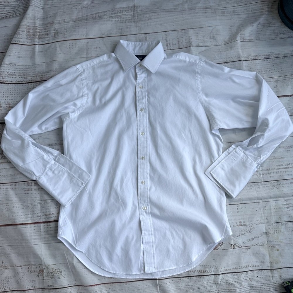 Polo by Ralph Lauren White Button-Down Shirt –‎ Size 16-34